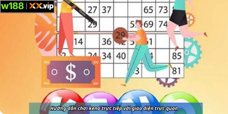 Hướng dẫn chơi keno trực tiếp với giao diện trực quan
