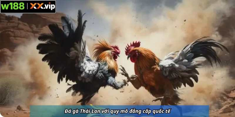 Đá gà Thái Lan với quy mô đẳng cấp quốc tế